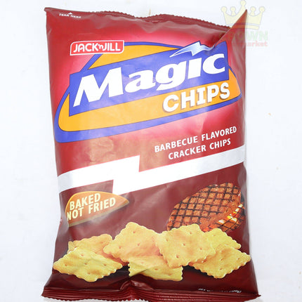 Jack n Jill Magic Chips BBQ Flavored Cracker Chips 100g - Crown Supermarket