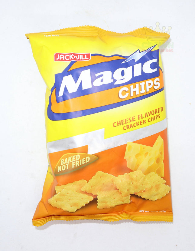 Jack n Jill Magic Chips Cheese Flavored Cracker Chips 100g - Crown Supermarket