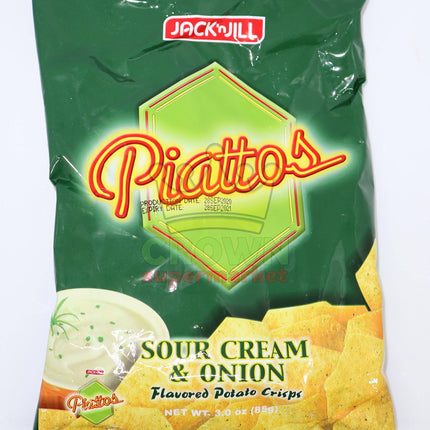 Jack n Jill Piattos Sour Cream & Onion 85g - Crown Supermarket