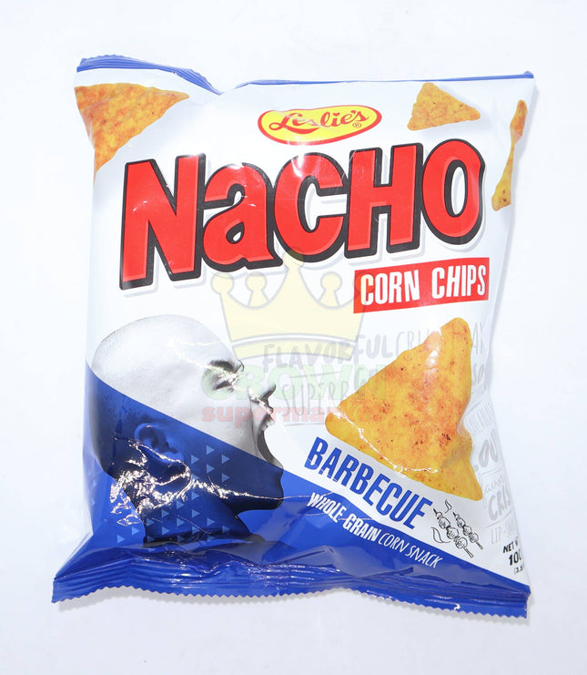 Leslie's Nacho Corn Chips Barbecue 100g - Crown Supermarket
