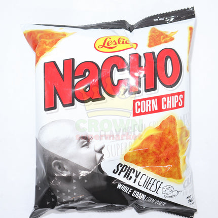 Leslie's Nacho Corn Chips Spicy Cheese 100g - Crown Supermarket