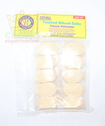 SBC Classic Polvoron (Toasted Wheat Cake) 170g - Crown Supermarket