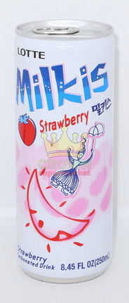 Lotte Milkis Strawberry 250ml - Crown Supermarket