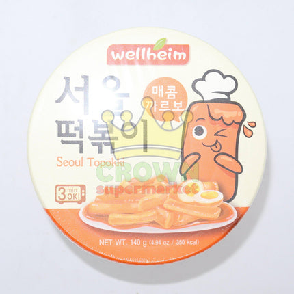 Wellheim Seoul Topokki Spicy Carbonara 140g - Crown Supermarket