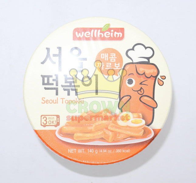 Wellheim Seoul Topokki Spicy Carbonara 140g - Crown Supermarket