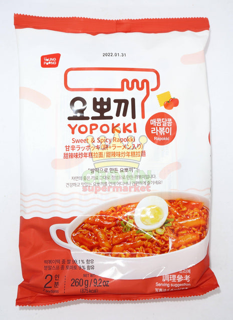Young Poong Yopokki Sweet & Spicy Rapokki 260g - Crown Supermarket