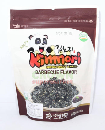 Kim-Joy Kimnori Korean Crispy Seaweed Barbecue Flavor 40g - Crown Supermarket