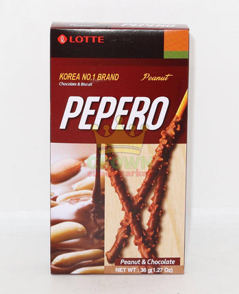 Lotte Pepero Peanut 36g - Crown Supermarket