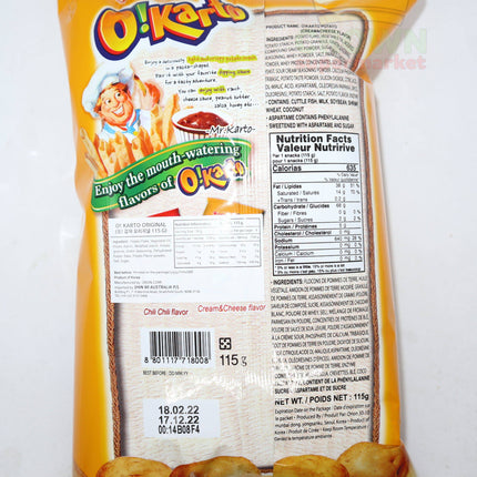 Orion O!Karto Cream & Cheese Flavor 115g - Crown Supermarket