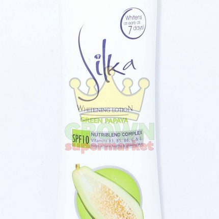 Silka Whitening Lotion Green Papaya 200ml - Crown Supermarket