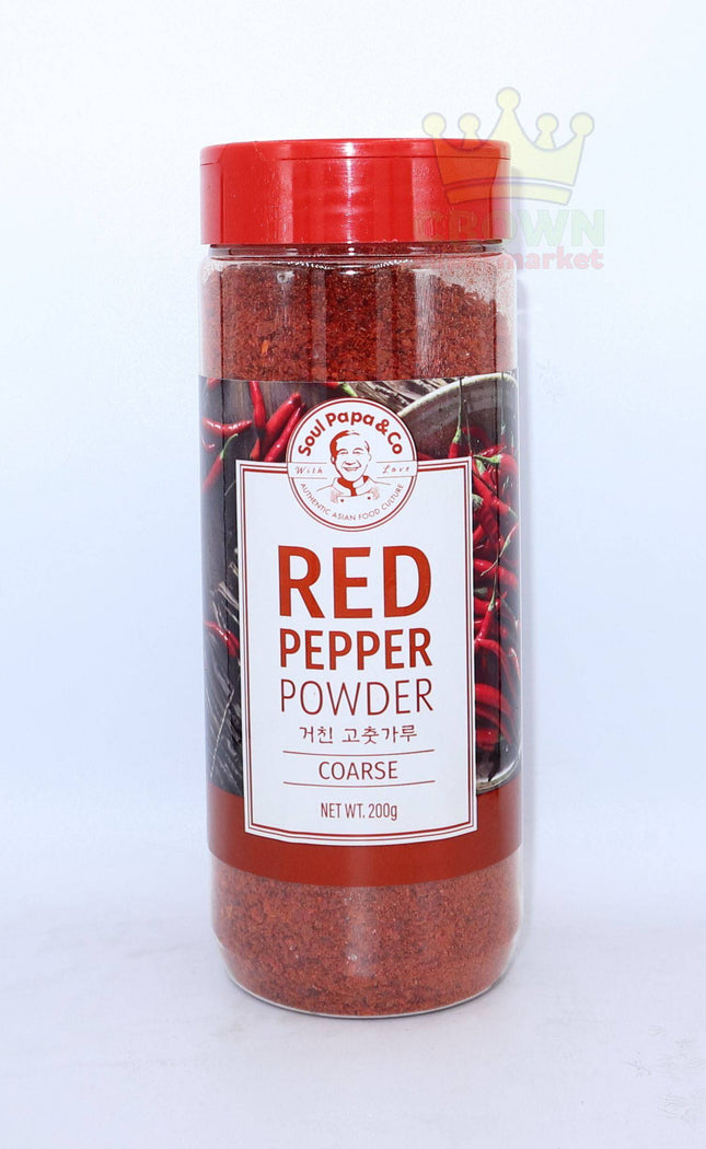 Soul Papa Red Pepper Powder Coarse 200g - Crown Supermarket