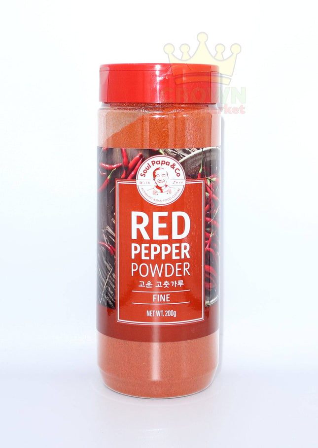 Soul Papa Red Pepper Powder Fine 200g - Crown Supermarket
