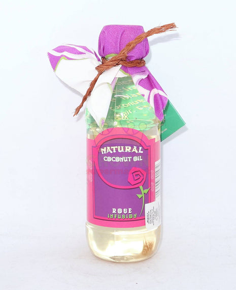 Naturally Natural Coconut Oil Rose Infusion 300ml - Crown Supermarket