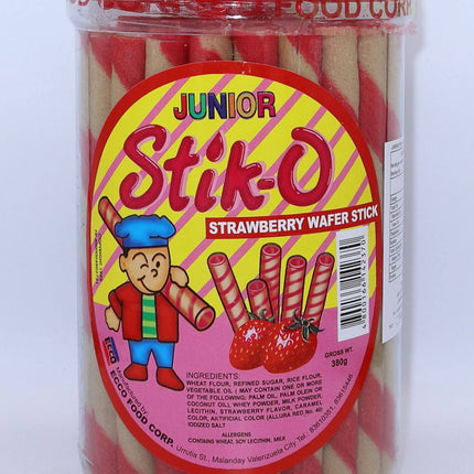 Stik-O Strawberry Wafer Stick 380g - Crown Supermarket
