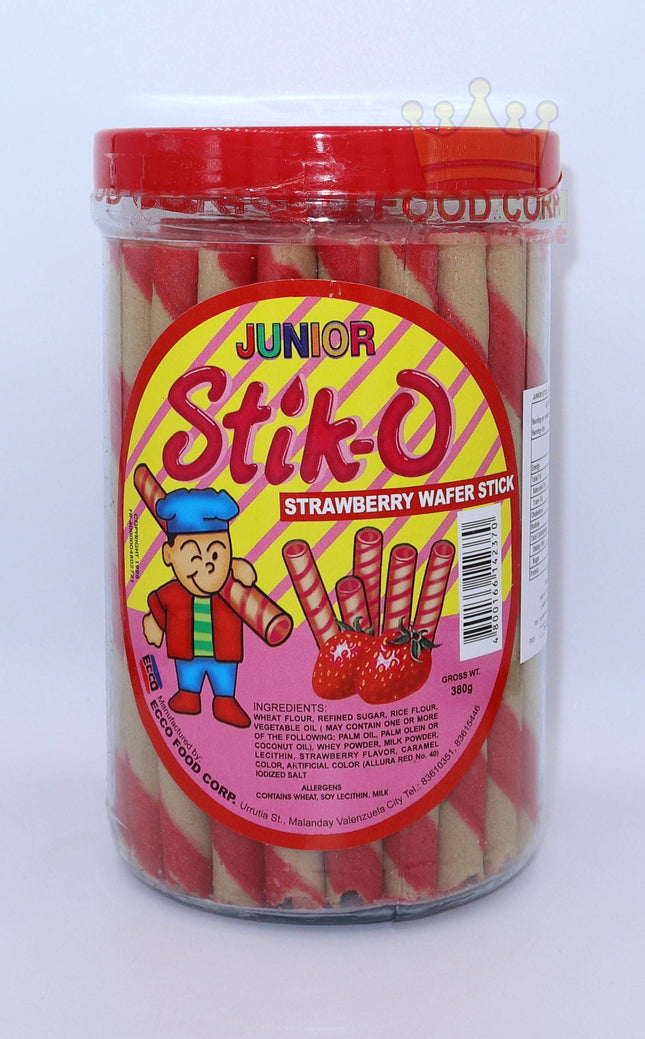 Stik-O Strawberry Wafer Stick 380g - Crown Supermarket