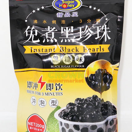 Sugar Honey Instant Black Pearls 200g - Crown Supermarket