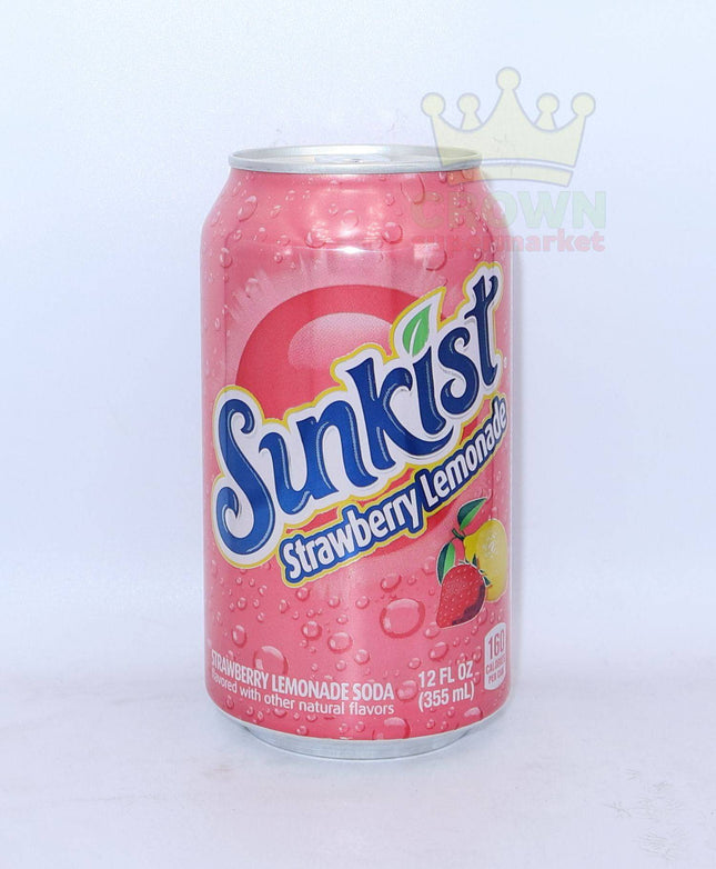 Sunkist Strawberry Lemonade 355ml - Crown Supermarket