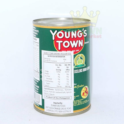 Young's Town Sardines in Tomato 425g - Crown Supermarket