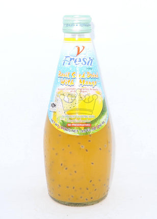 V Fresh Basil Seed Drink with Mango 290ml - Crown Supermarket