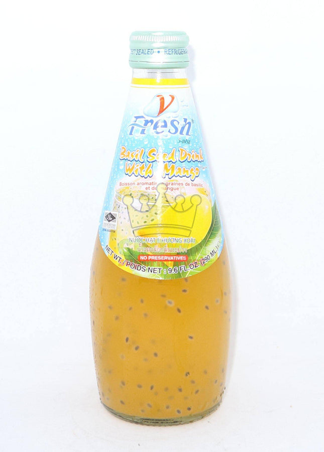 V Fresh Basil Seed Drink with Mango 290ml - Crown Supermarket