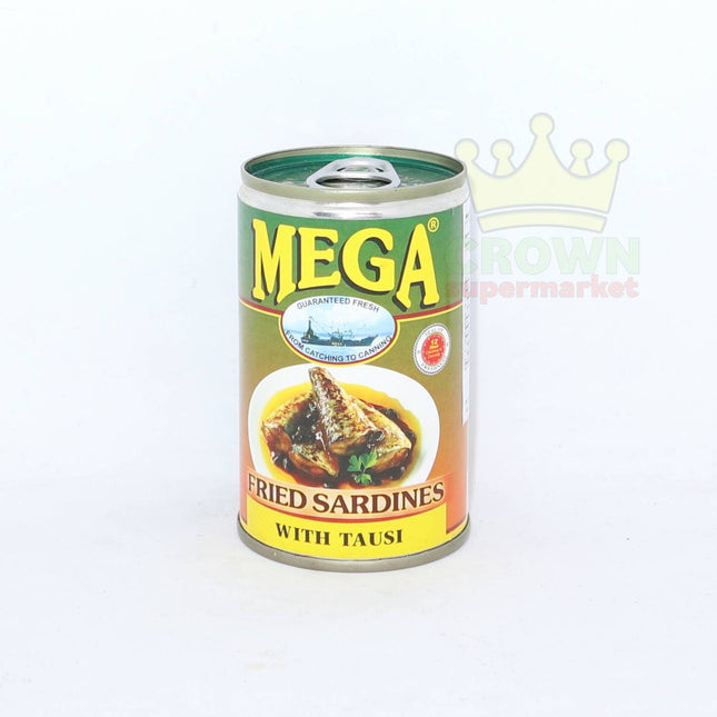 Mega Fried Sardines with Tausi 155g - Crown Supermarket