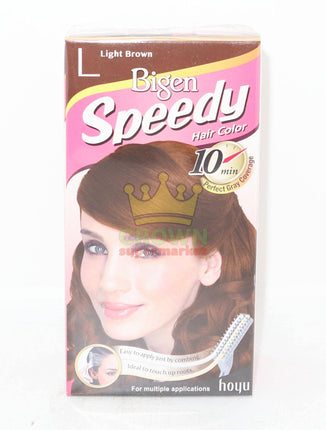 Bigen Speedy Hair Color Light Brown (L) - Crown Supermarket