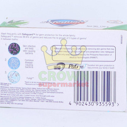 Safeguard Fresh Green with Herbal Extract 130g - Crown Supermarket