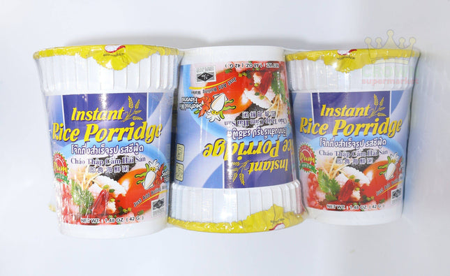 Madam Pum Rice Porridge Seafood Mix Flavor 42gx6 - Crown Supermarket