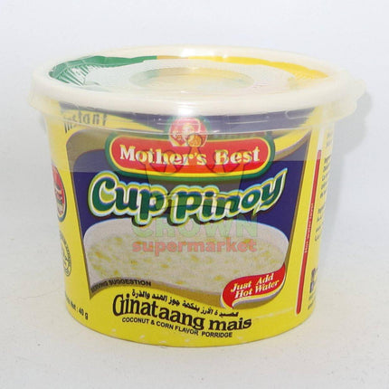 Mother's Best Cup Pinoy Ginataang Mais 40g - Crown Supermarket