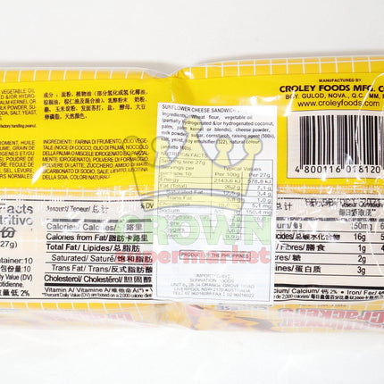Croley Foods Sunflower Crackers Cheese 270g - Crown Supermarket