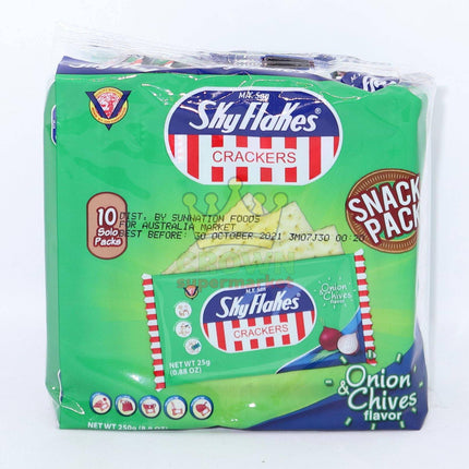 M.Y San Skyflakes Crackers Onion & Chives 250g - Crown Supermarket