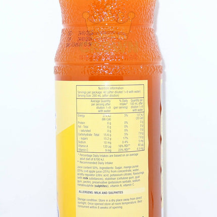 Sunquick Mango Syrup 840ml - Crown Supermarket