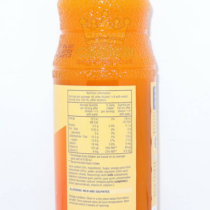 Sunquick Orange Syrup 840ml - Crown Supermarket
