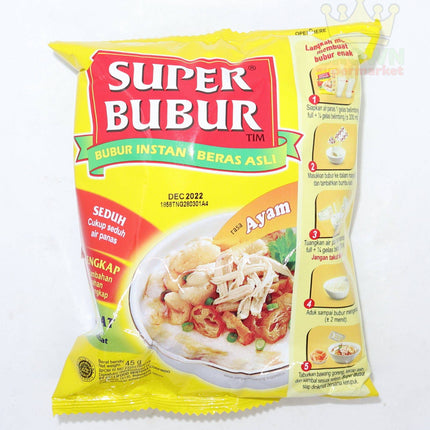 Super Bubur Rasa Ayam (Original) 45g - Crown Supermarket
