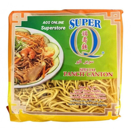 Super Q Pancit Canton (Flour Noodle) 454g - Crown Supermarket