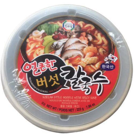 Surasang Hot Mushroom Kalguksu Thick Noodle Soup 223g - Crown Supermarket
