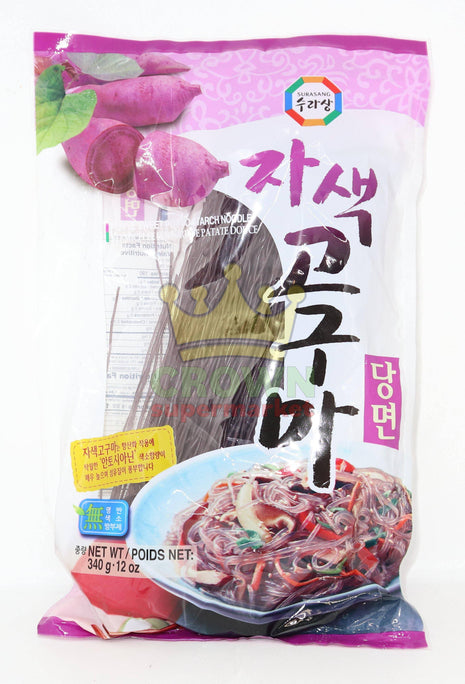 Surasang Purple Sweet Potato Starch Noodle 340g - Crown Supermarket