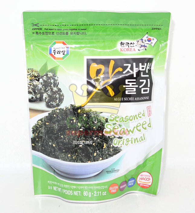 Surasang Seasoned Seaweed Original 60g - Crown Supermarket