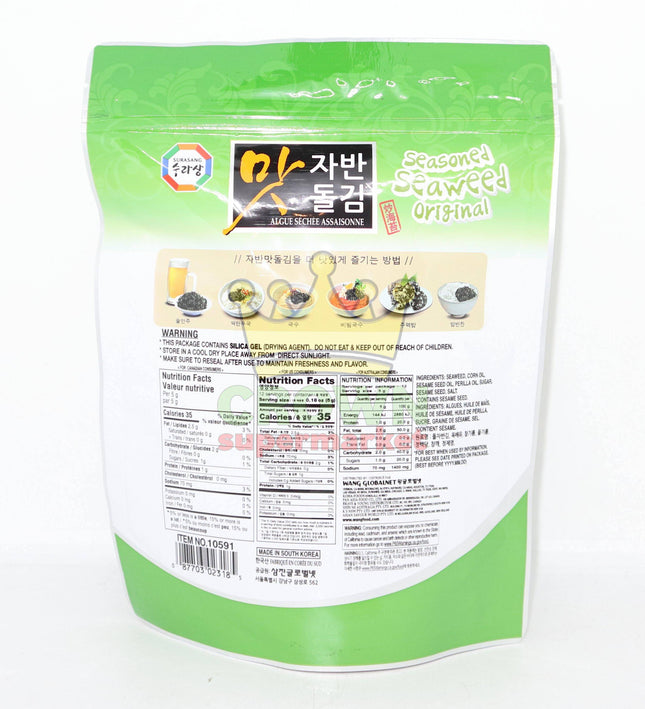 Surasang Seasoned Seaweed Original 60g - Crown Supermarket