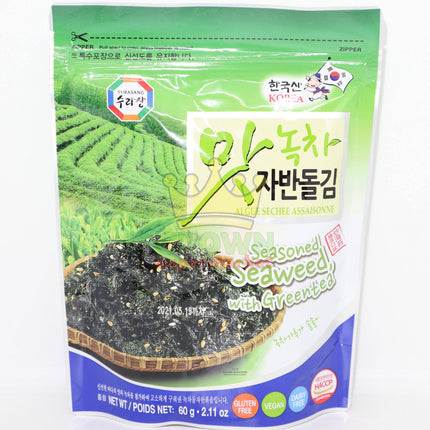 Surasang Seasoned Seaweed with Green Tea 60g - Crown Supermarket