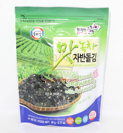 Surasang Seasoned Seaweed with Green Tea 60g - Crown Supermarket