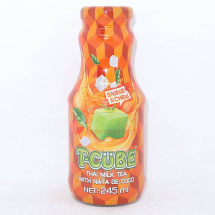 T-Cube Thai Milk Tea with Nata de Coco 245ml - Crown Supermarket