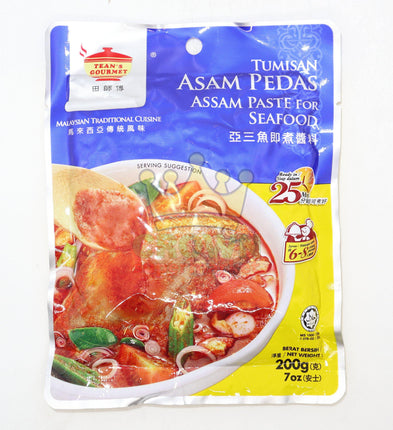 Tean's Assam Paste for Seafood (Tumisan Asam Pedas) 200g - Crown Supermarket