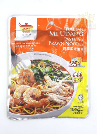 Tean's Tumisan Mi Udang (Paste for Prawn Noodle) 200g - Crown Supermarket