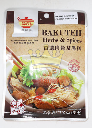 Tean's Bakuteh Herbs & Spices 35g - Crown Supermarket