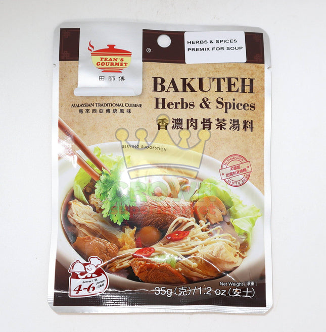 Tean's Bakuteh Herbs & Spices 35g - Crown Supermarket