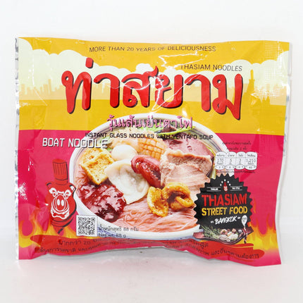 Thasiam Glass Noodles with Yentafo 88g - Crown Supermarket