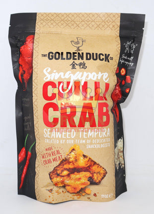 The Golden Duck Co Singapore Chilli Crab Seaweed Tempura 102g - Crown Supermarket