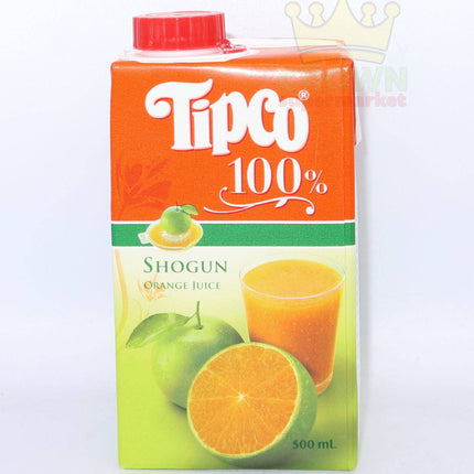 Tipco 100% Shogun Orange Juice 500ml - Crown Supermarket