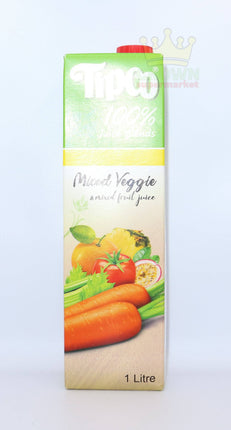 Tipco Mixed Veggie & Mixed Fruit Juice 1L - Crown Supermarket